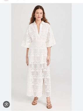 NWT Sundress Pineapple Eyelet Dress